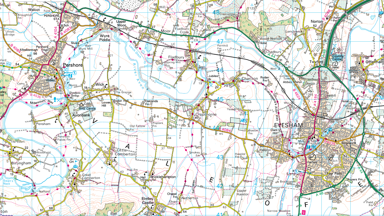 Google Maps, where orange is the new blue (and also the new green, and